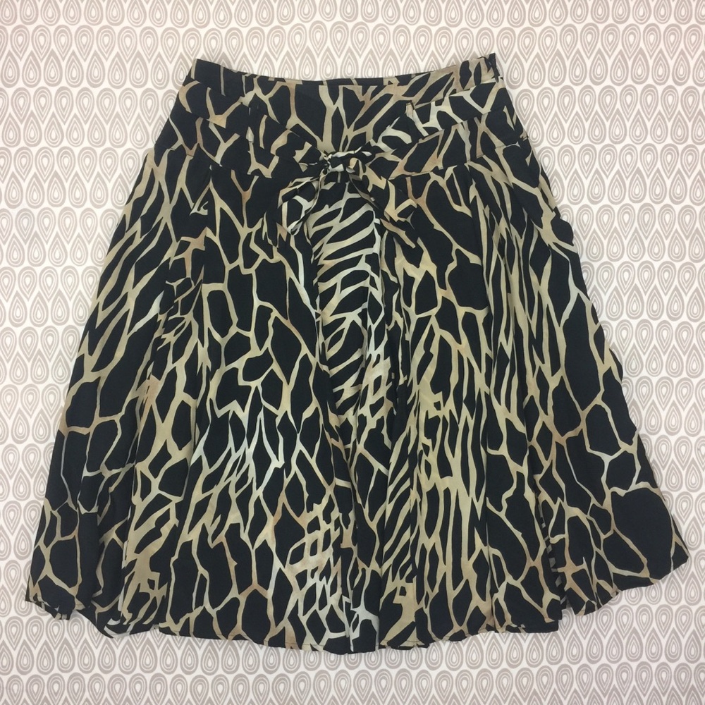 Boston Proper Womens Silk Full Skirt SZ Medium C79 - Picture 1 of 5